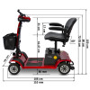 E-Quad 6 Rot 24V20Ah BleiGel Akku