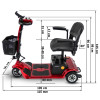 E-Trike 6 Rot 24V/20Ah BleiGel Akku